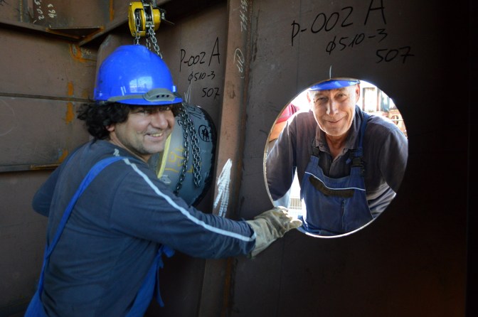 BRODOSPLIT - Obrada čelika za Novogradnju 483 - FOTO Škveranka 28.9.2016.