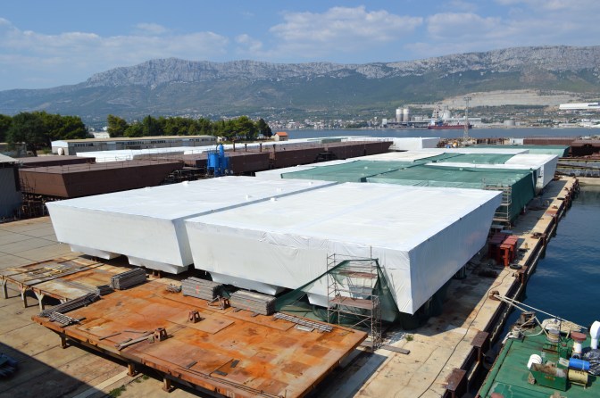 Projekt MOSE - Brodosplit, 26.8.2016. - FOTO Škveranka