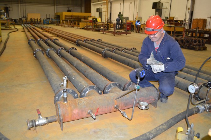 Kontrola i tlačenje cijevi