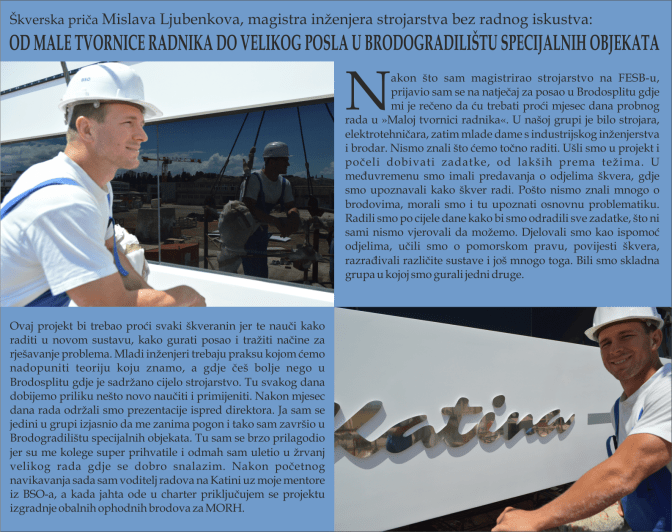 Mislav Ljubenkov - BRODOSPLIT Mala Tvornica Radnika - FOTO Škveranka