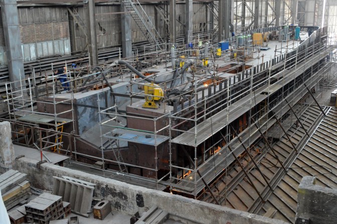 BRODOSPLIT - Izgradnja prvog od pet obalnih ophodnih brodova za MORH - FOTO Škveranka