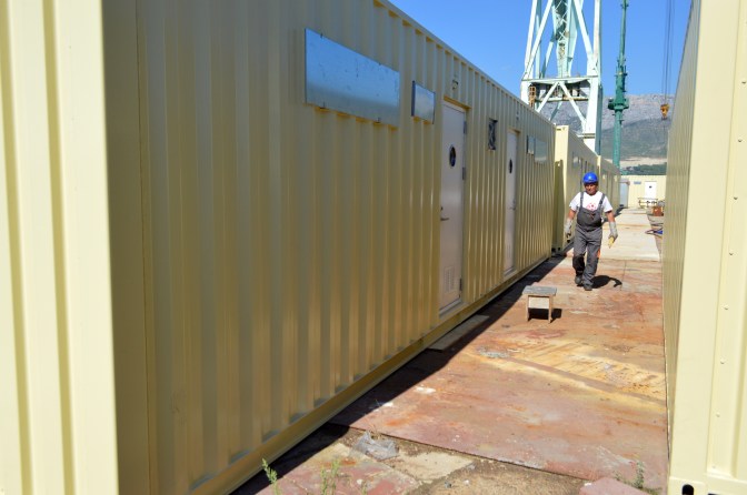 Brodosplit - Poslovno-stambeni kontejneri - FOTO Škveranka 2016.