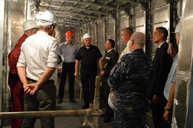 Obilježavanje 25. obljetnice osnutka Hrvatske ratne mornarice - Brodosplit, 15.9.2016. - Brodogadilište specijalnih objekata - OOB u izgradnji - FOTO Škveranka Obilježavanje 25. obljetnice osnutka Hrvatske ratne mornarice - Brodosplit, 15.9.2016. - Brodogadilište specijalnih objekata - OOB u izgradnji - FOTO Škveranka