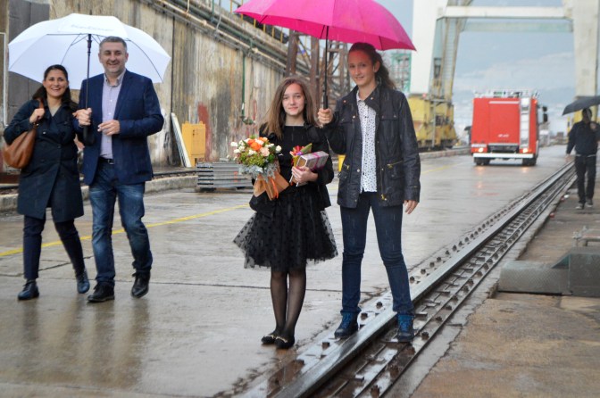 BRODOSPLIT - Porinuće Novogradnje 525 - FOTO Škveranka