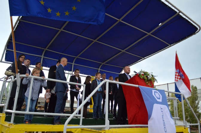 BRODOSPLIT - Porinuće Novogradnje 525 - FOTO Škveranka