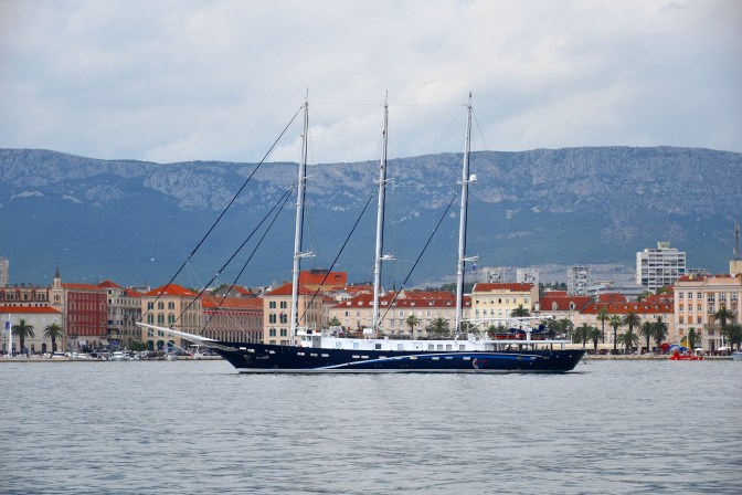 Brodosplitov trojarbolni jedrenjak Klara u Splitu - FOTO Škveranka 10.7.2019