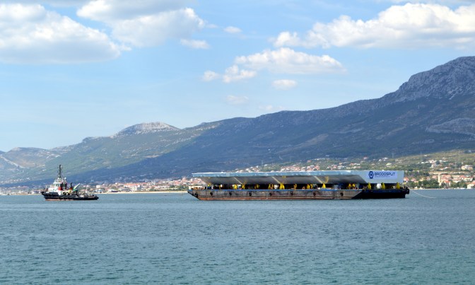 Brodosplit - Projekt Mojsije - Transport, 3.9.2016. - FOTO Škveranka