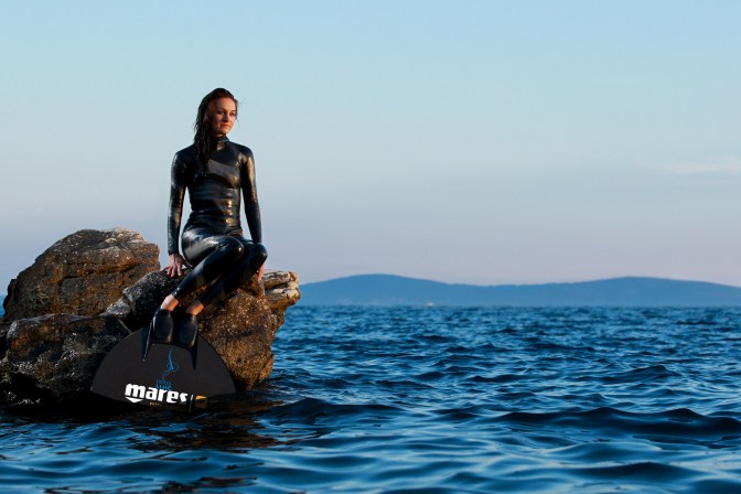 10.6.2010. Lidija Lijić Vulić - APNEA FREE DIVER Vrime - dalmatinski tjednik Foto: Stipe Marinovic